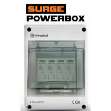 3 Phase Surge protection in IP65 Plastic Enclosure, Comes with 4 pole Surge protector		